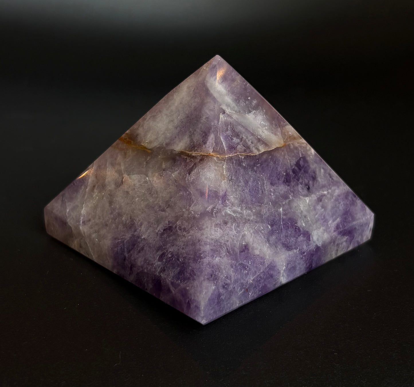 Brazilian Chevron Amethyst Pyramid: CAP04