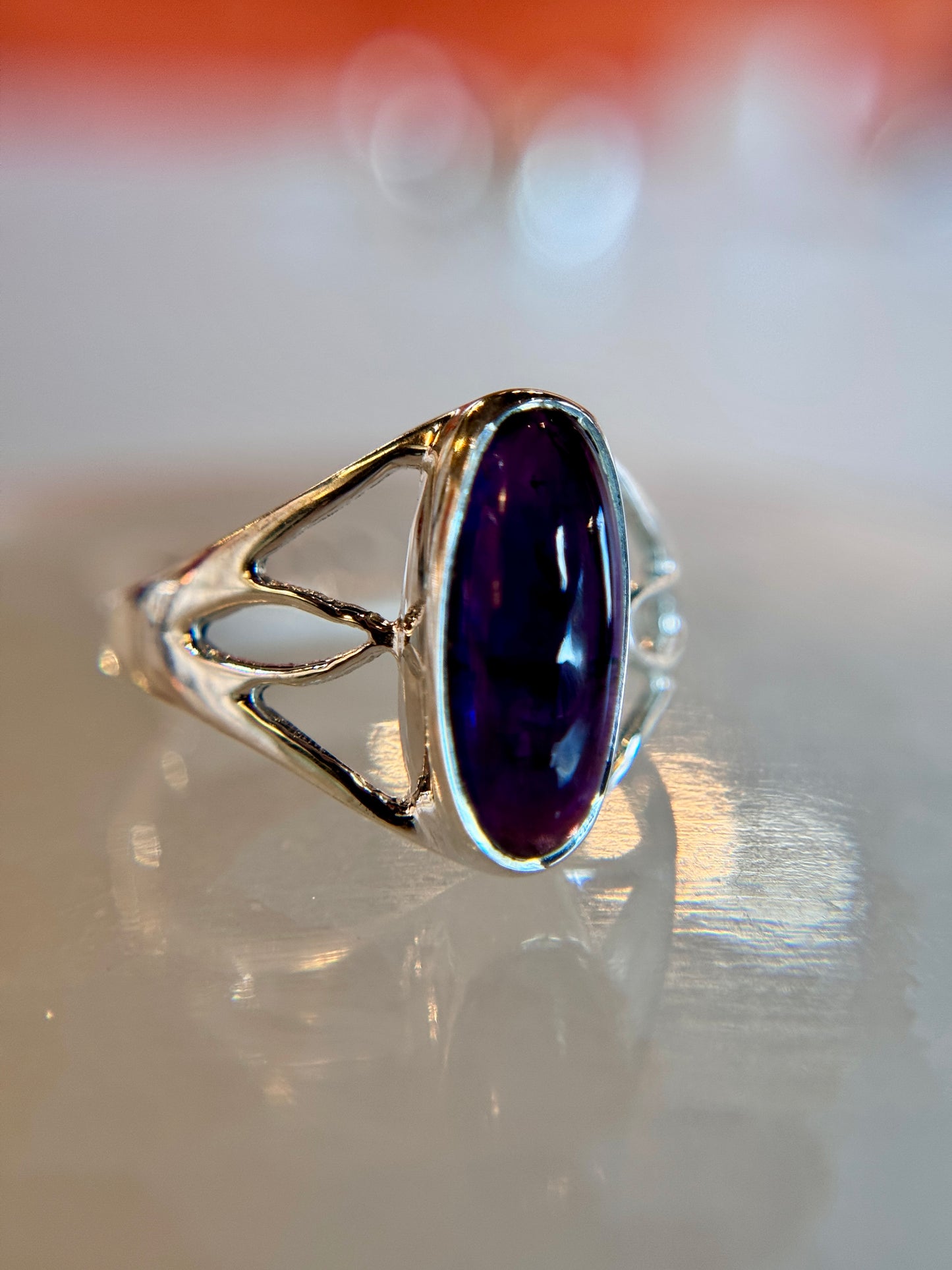 Amethyst Ring Size 8 | sterling silver .925