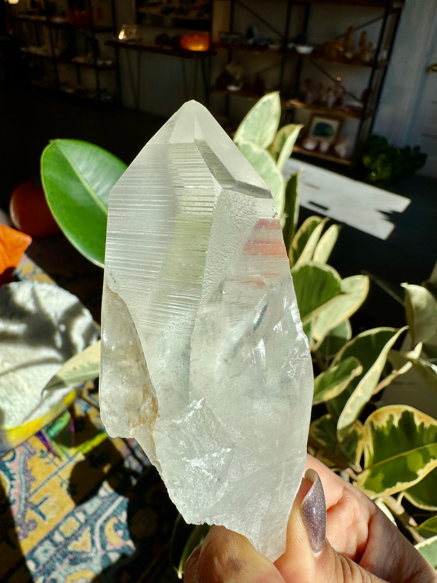 Raw Lemurian Quartz Point #3