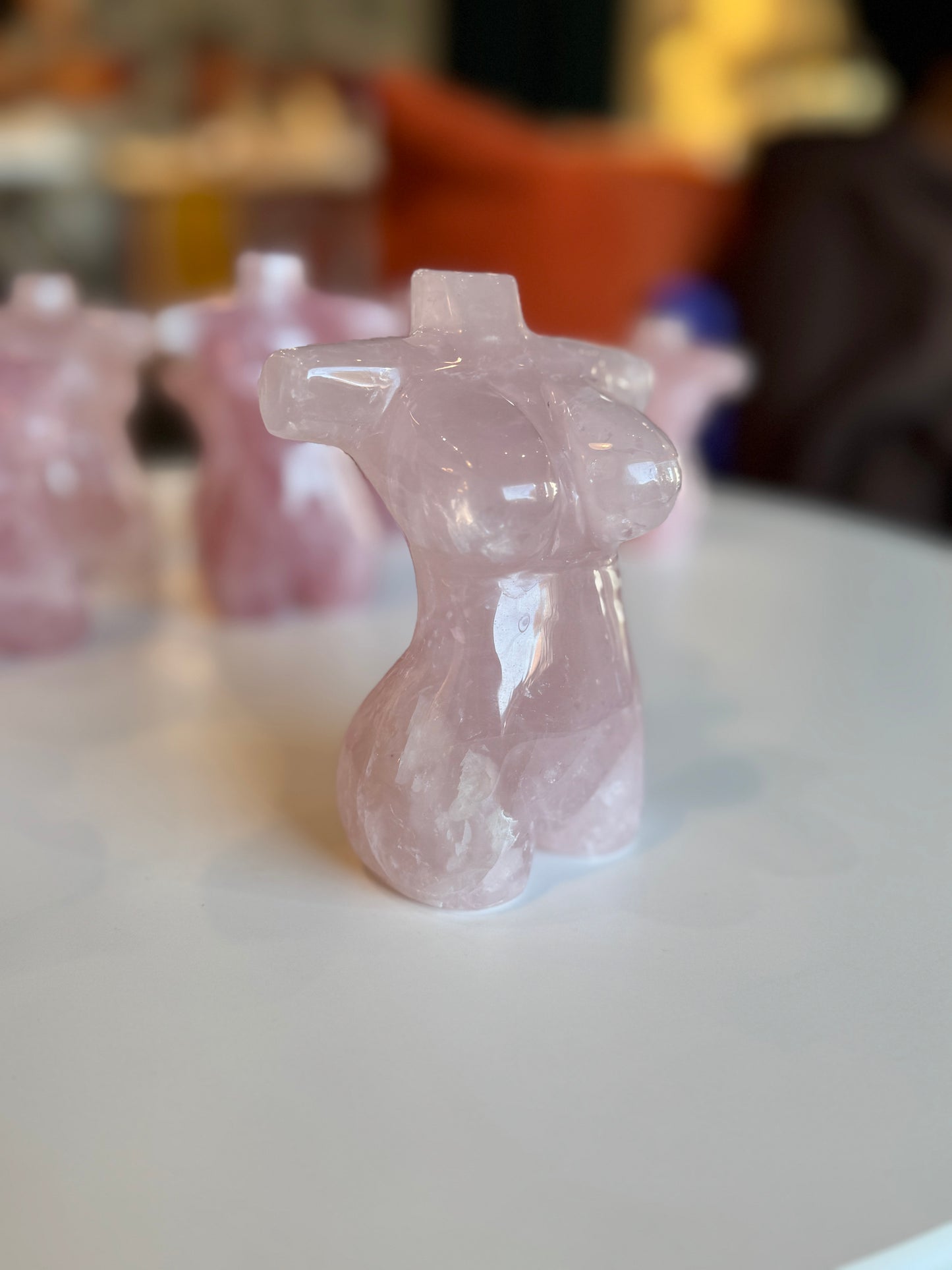 Rose Quartz Woman Body Silhouette #1