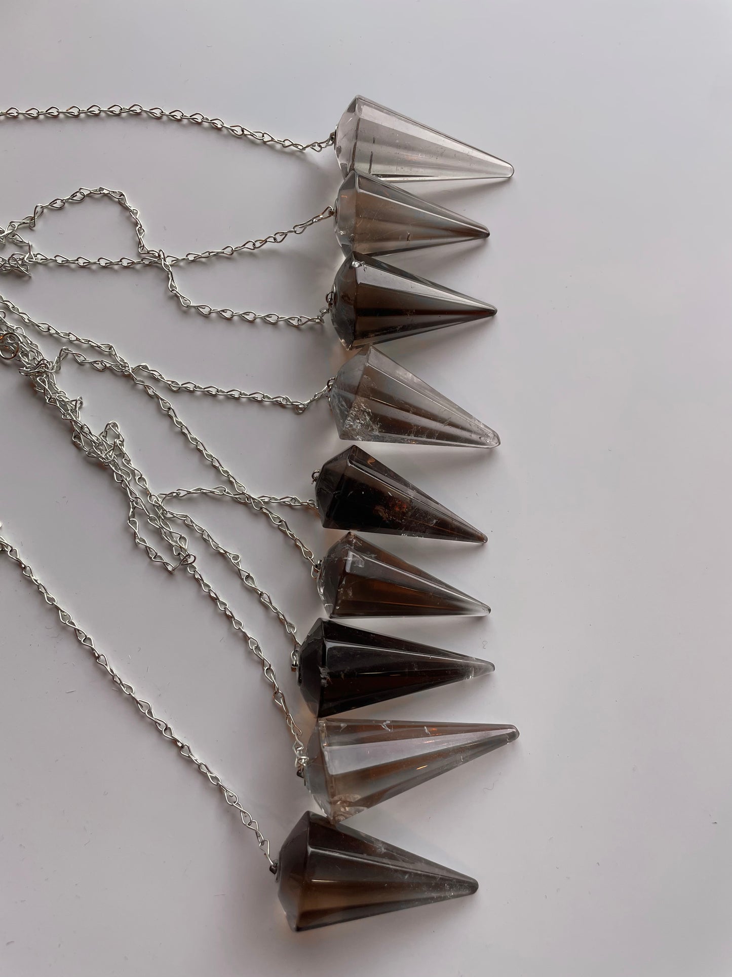 Smoky Quartz Pendulums