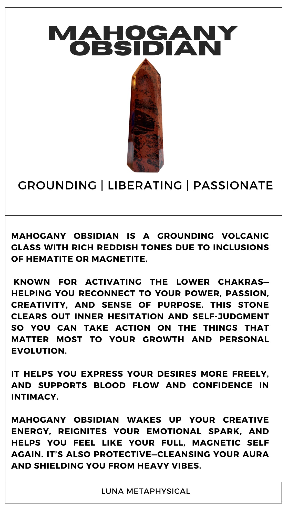 Mahogany Obsidian Tower