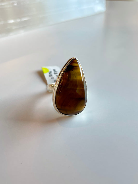 Tigers Eye Ring - size 6.5