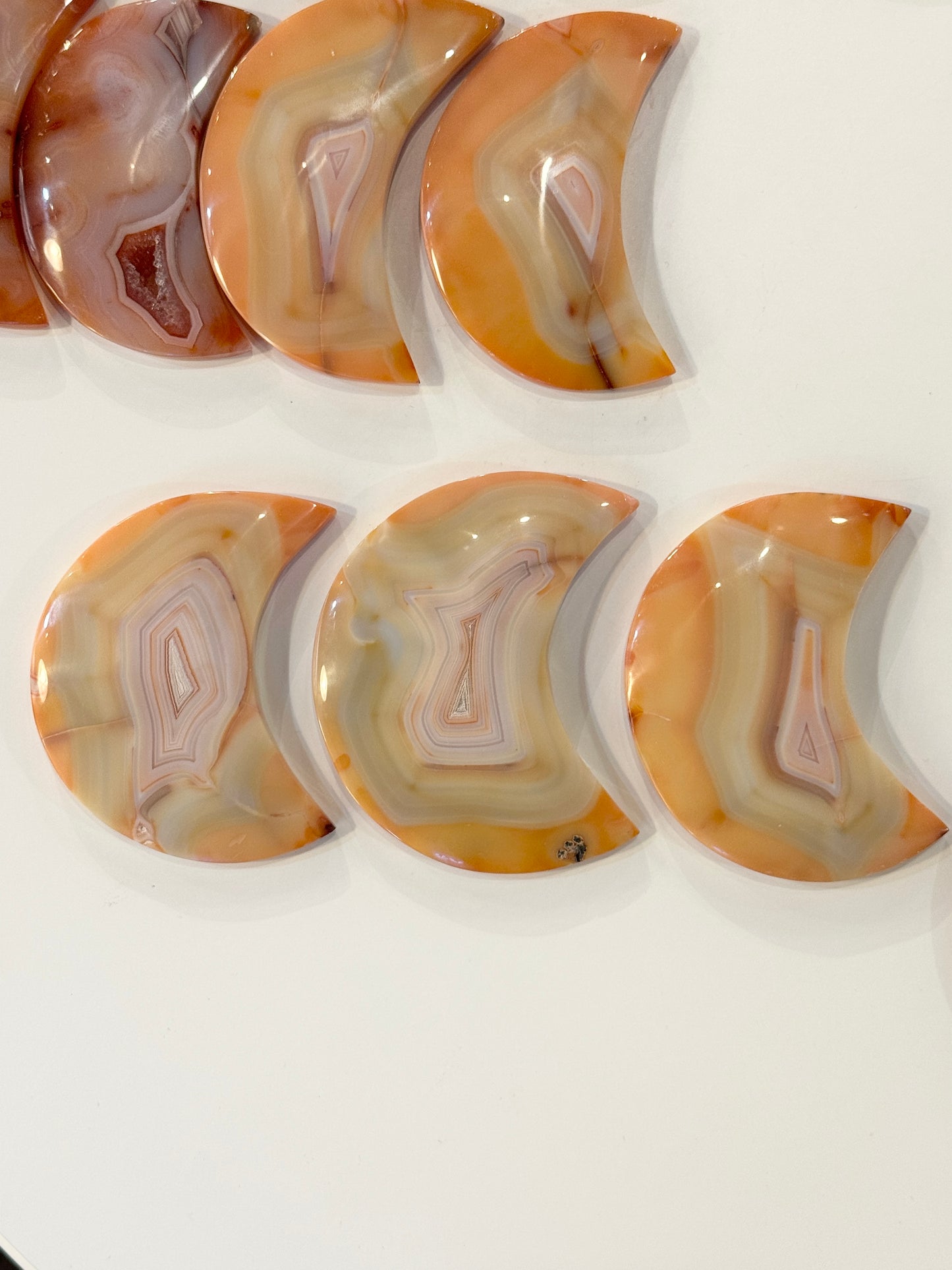 Indonesia Carnelian Crescent Moon