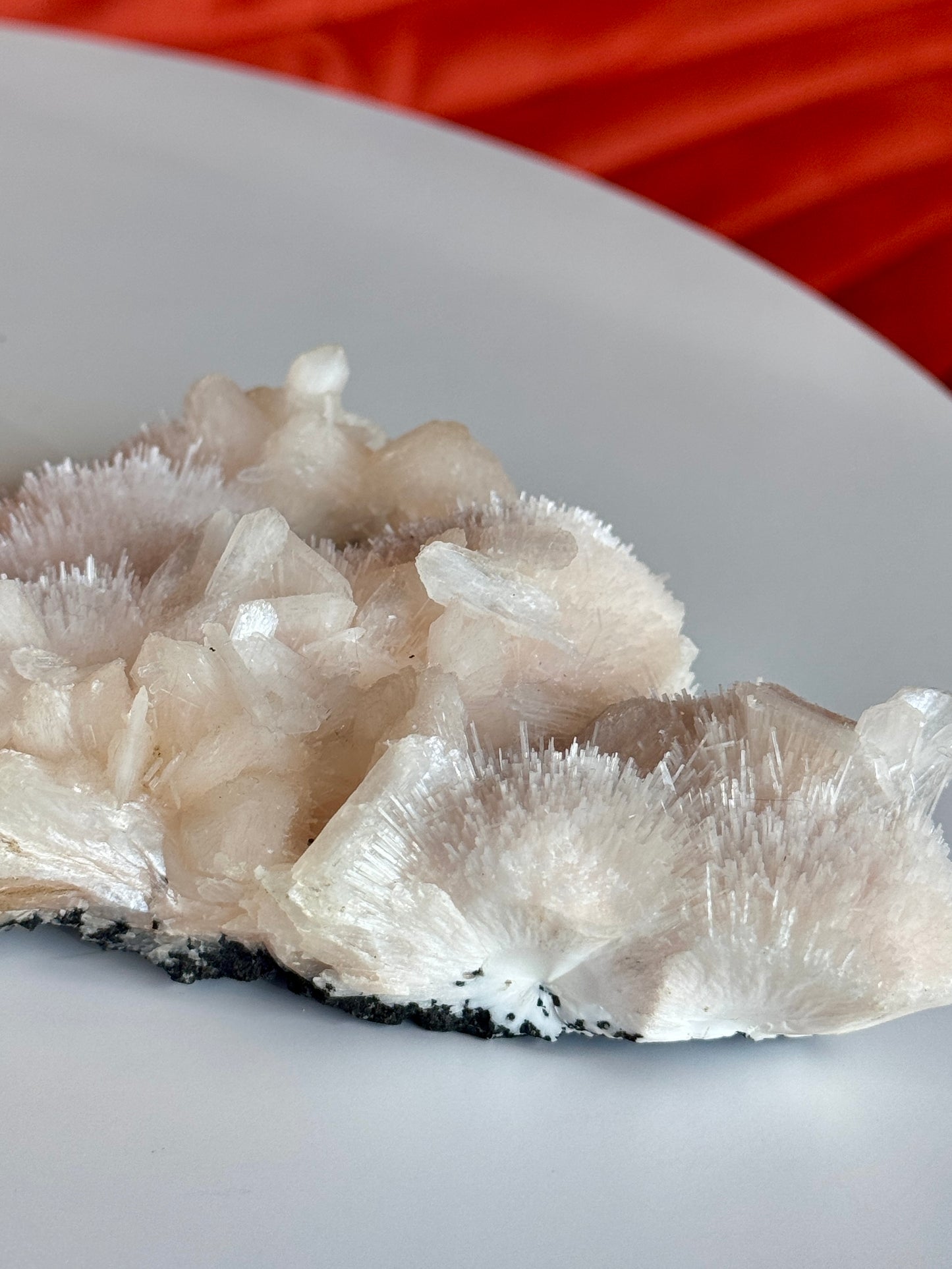 Pink Scolecite Specimen 🍕