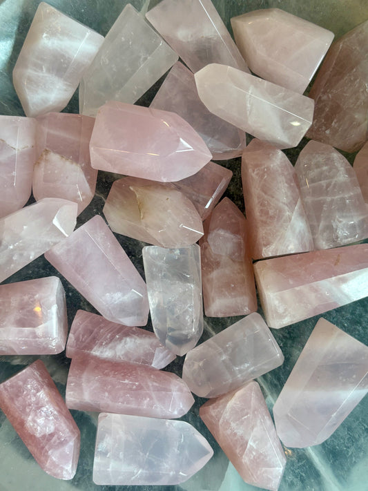 ROSE QUARTZ MINI TOWERS