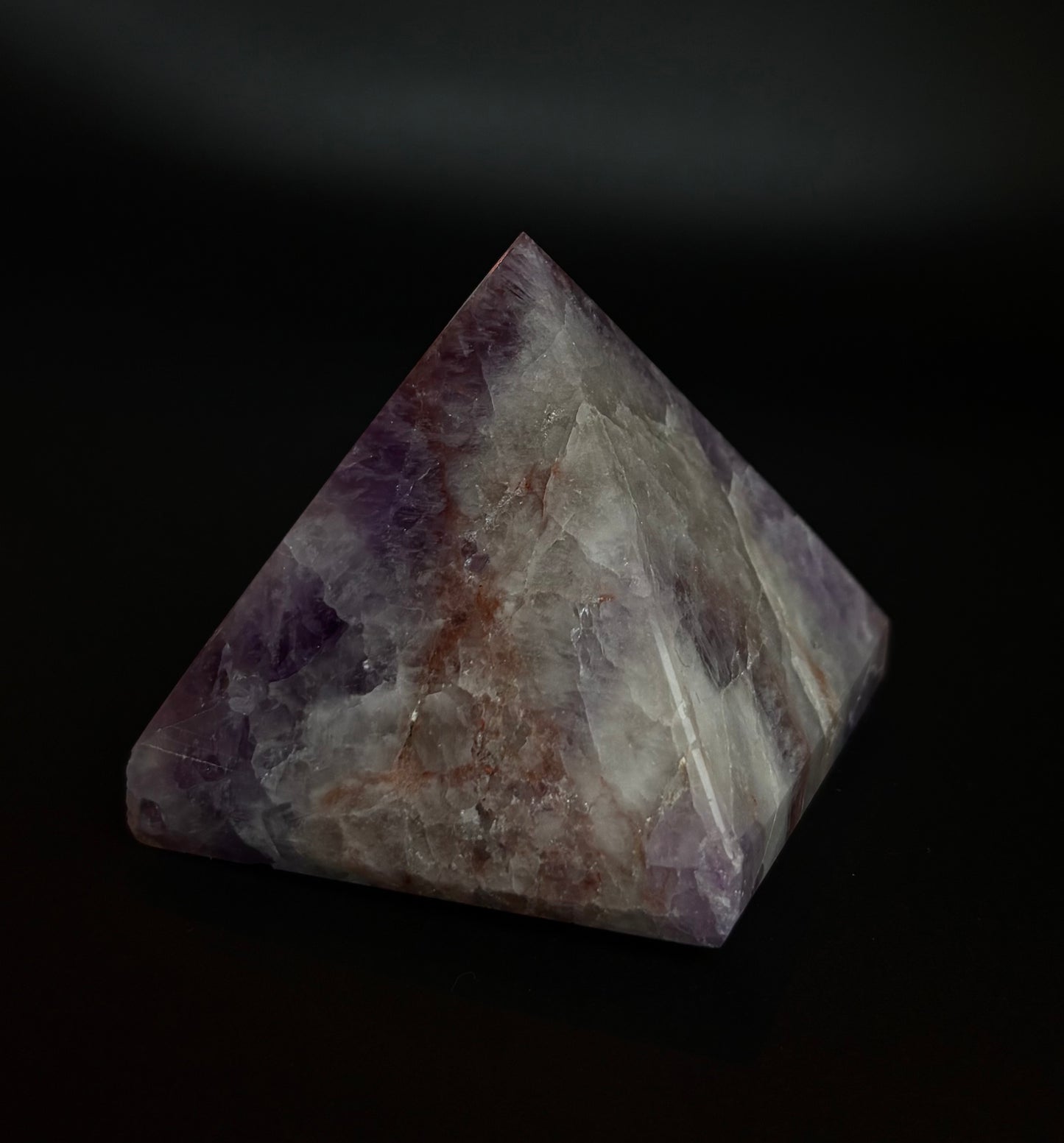 Brazilian Chevron Amethyst Pyramid: CAP02
