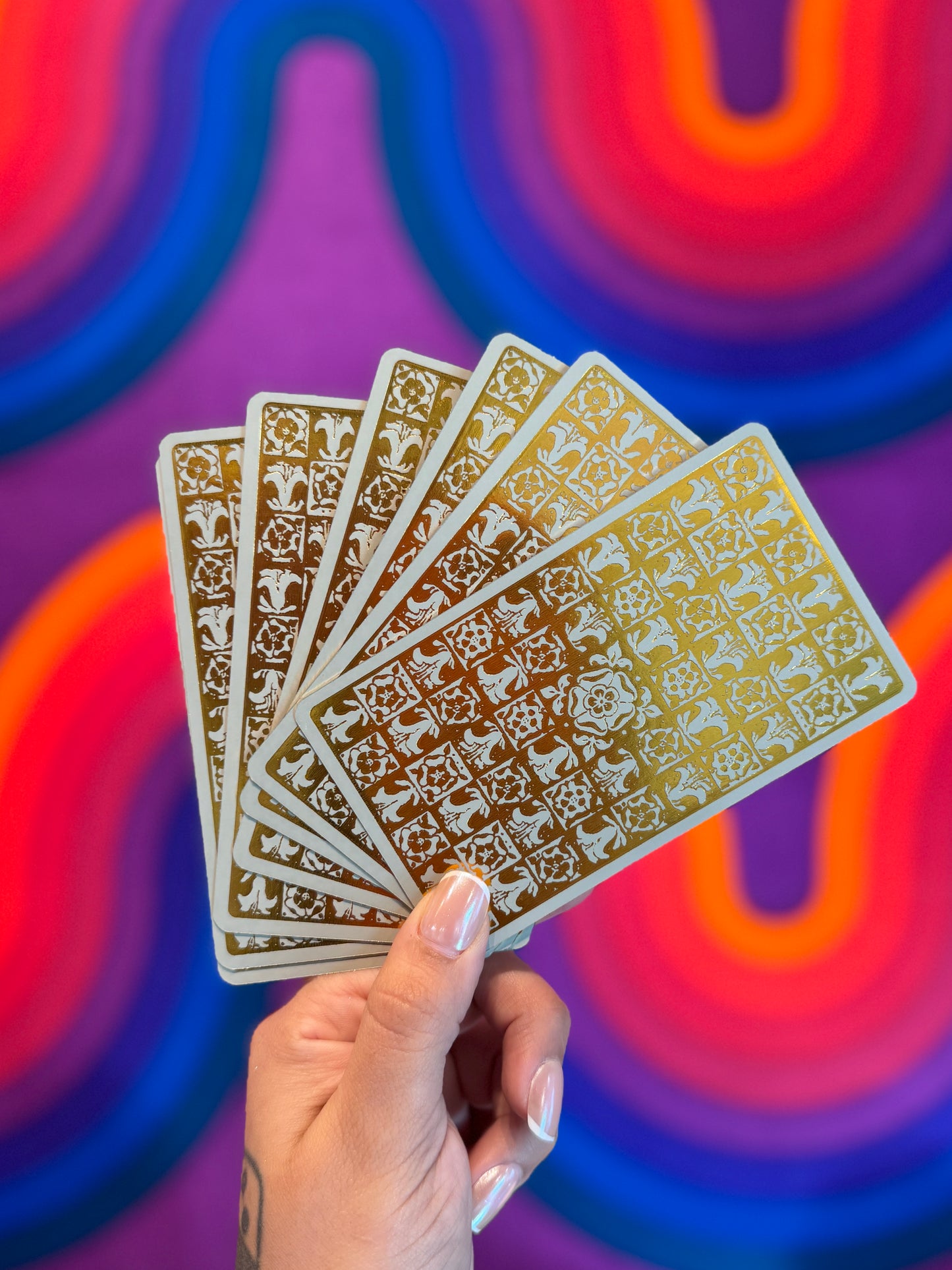 Sage Gold Tarot Deck and Guide | Classic Tarot Design and Gold Foil