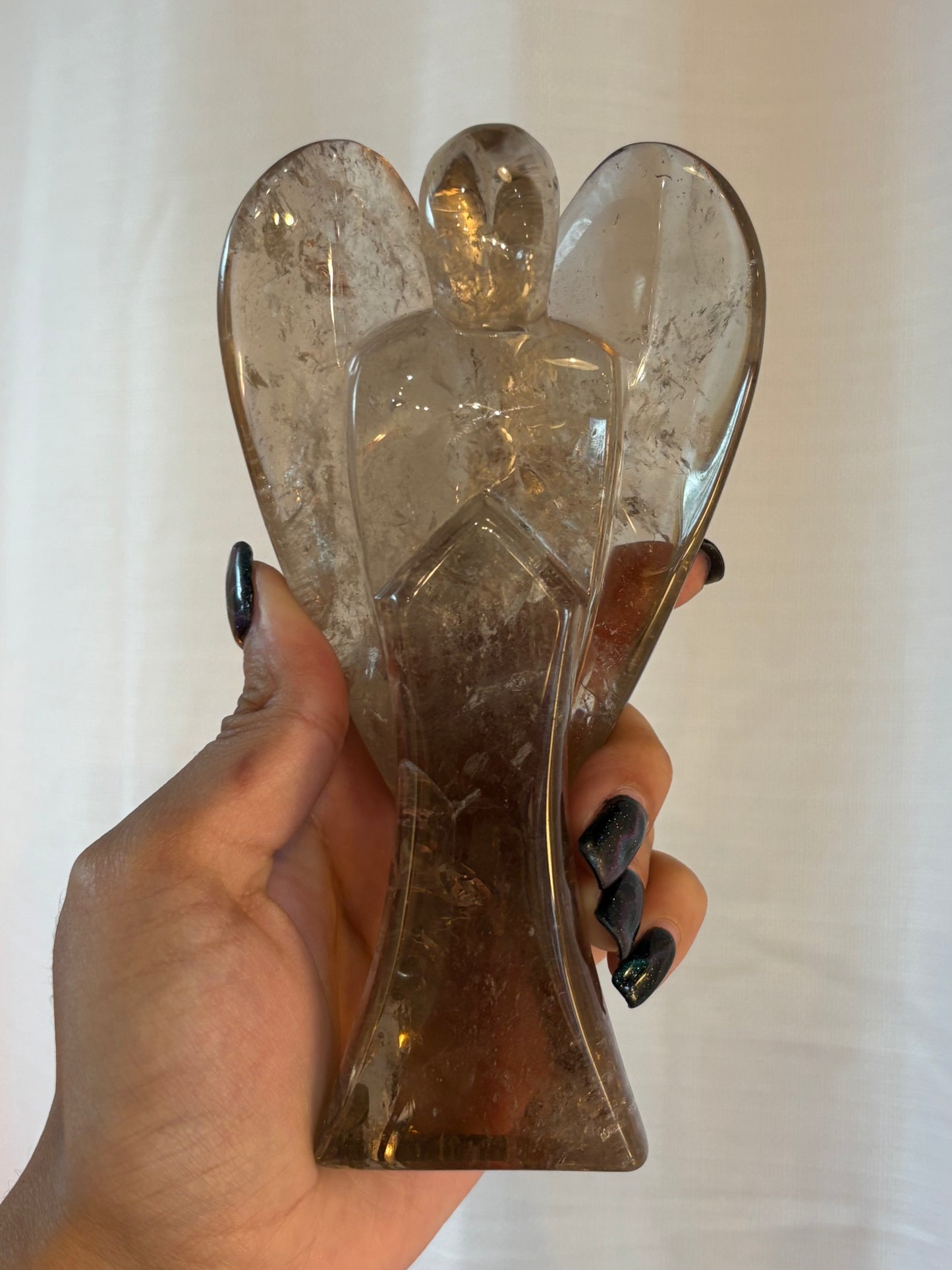 Smokey Quartz Angel : A