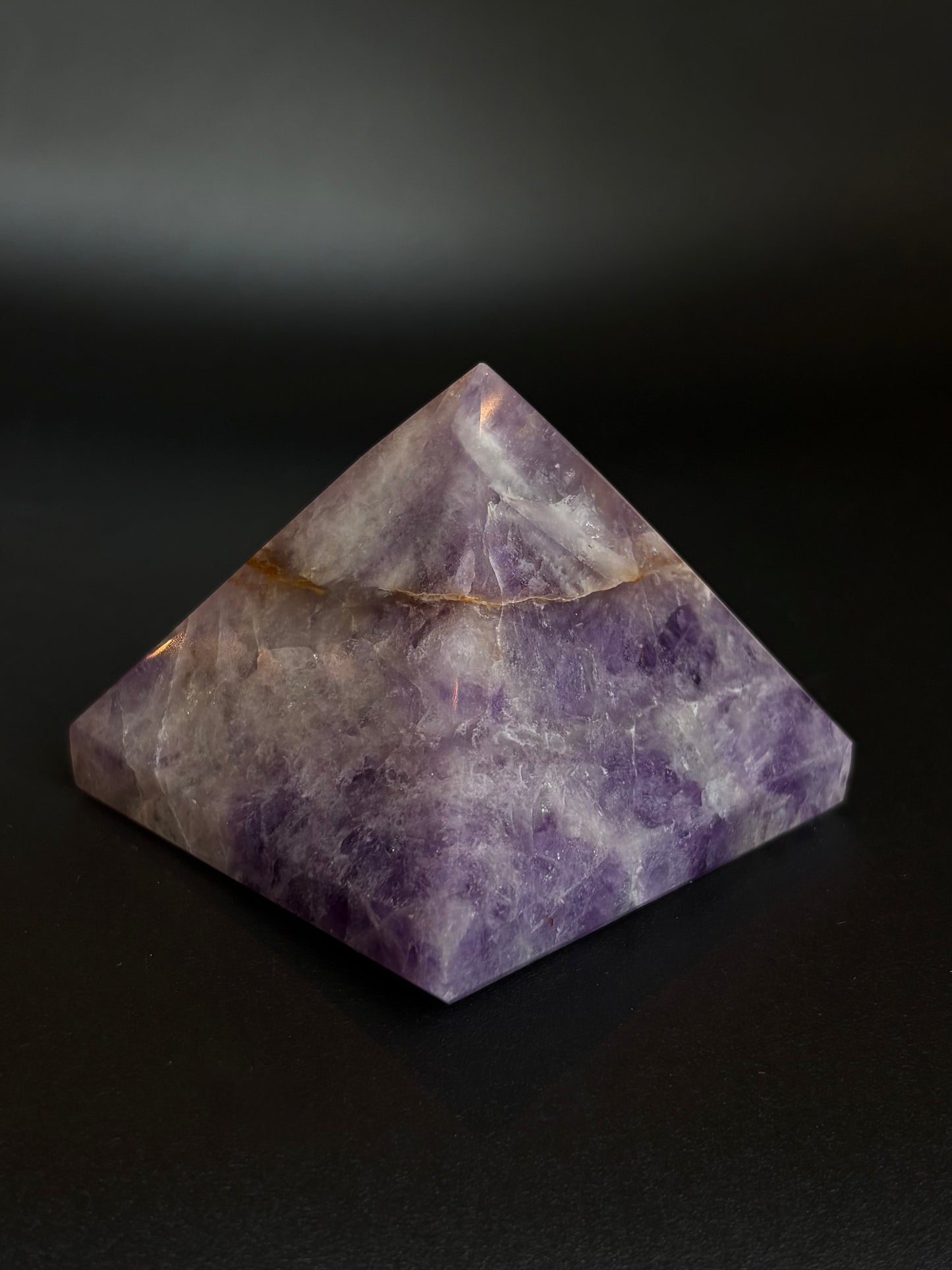 Brazilian Chevron Amethyst Pyramid: CAP04