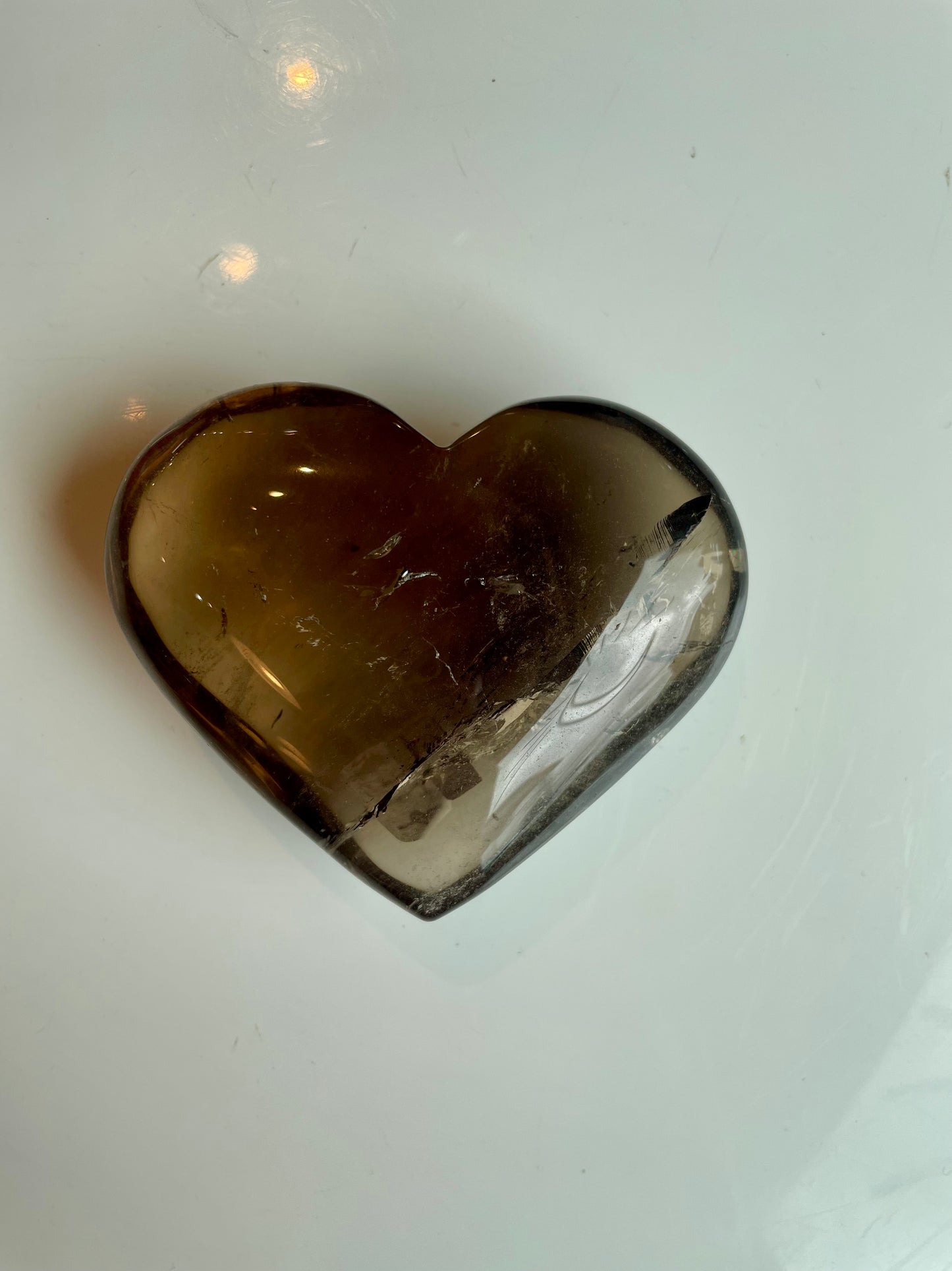 Smoky Quartz Hearts