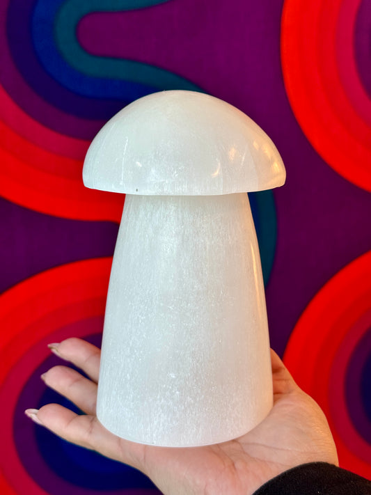 Selenite Mushroom Lamp