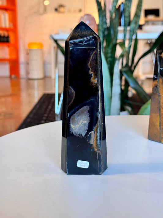 Blue Tigers Eye Tower