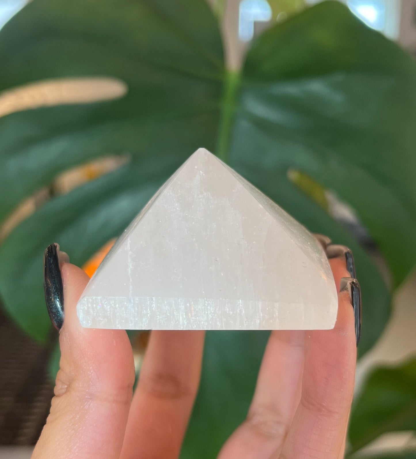 Mini Selenite Pyramid