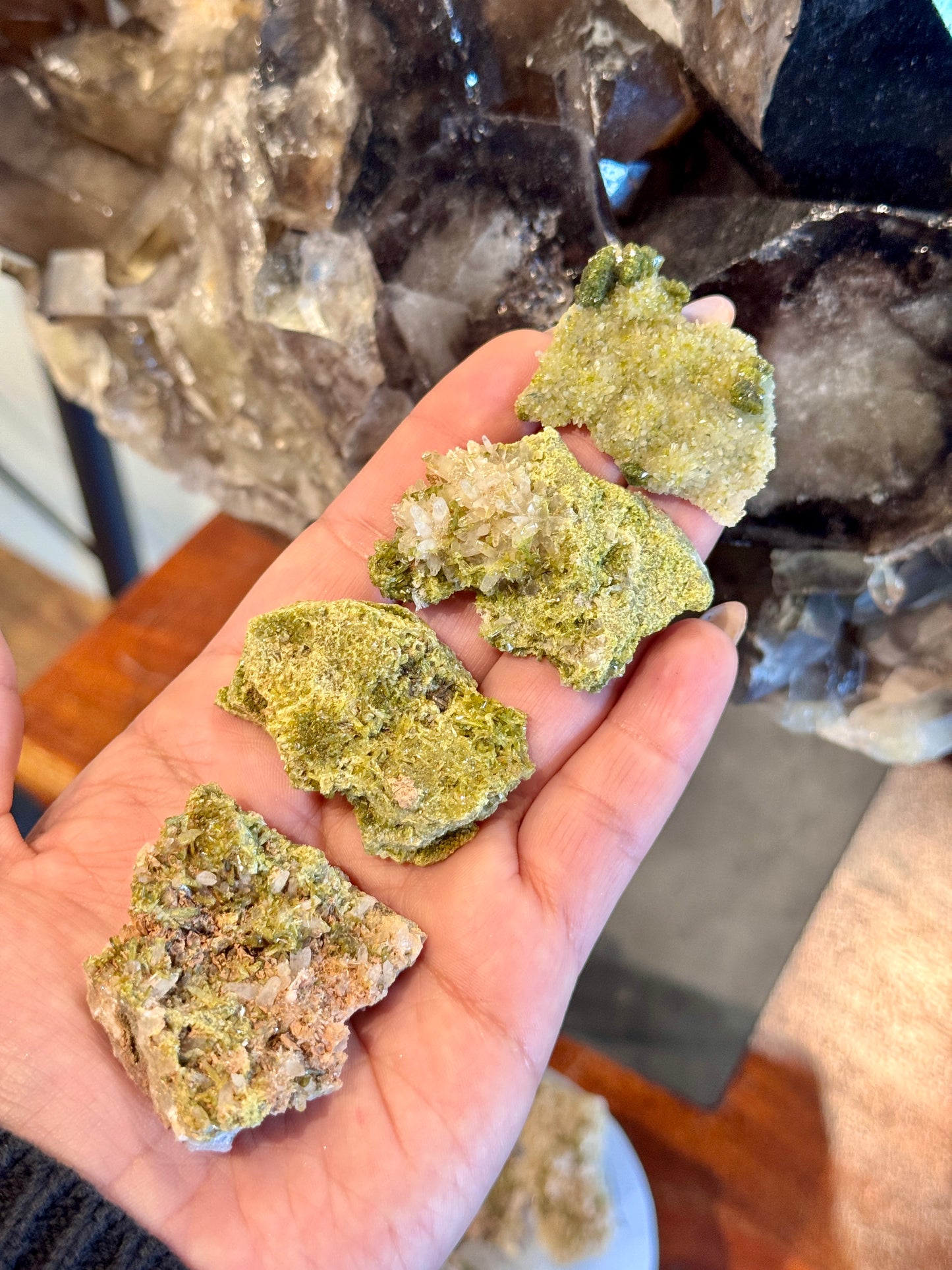 Epidote with Quartz