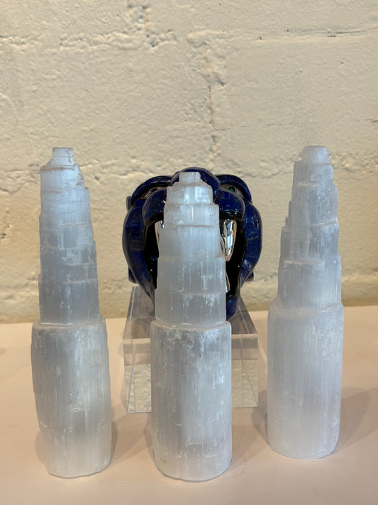 Selenite Tower : 7”-8”