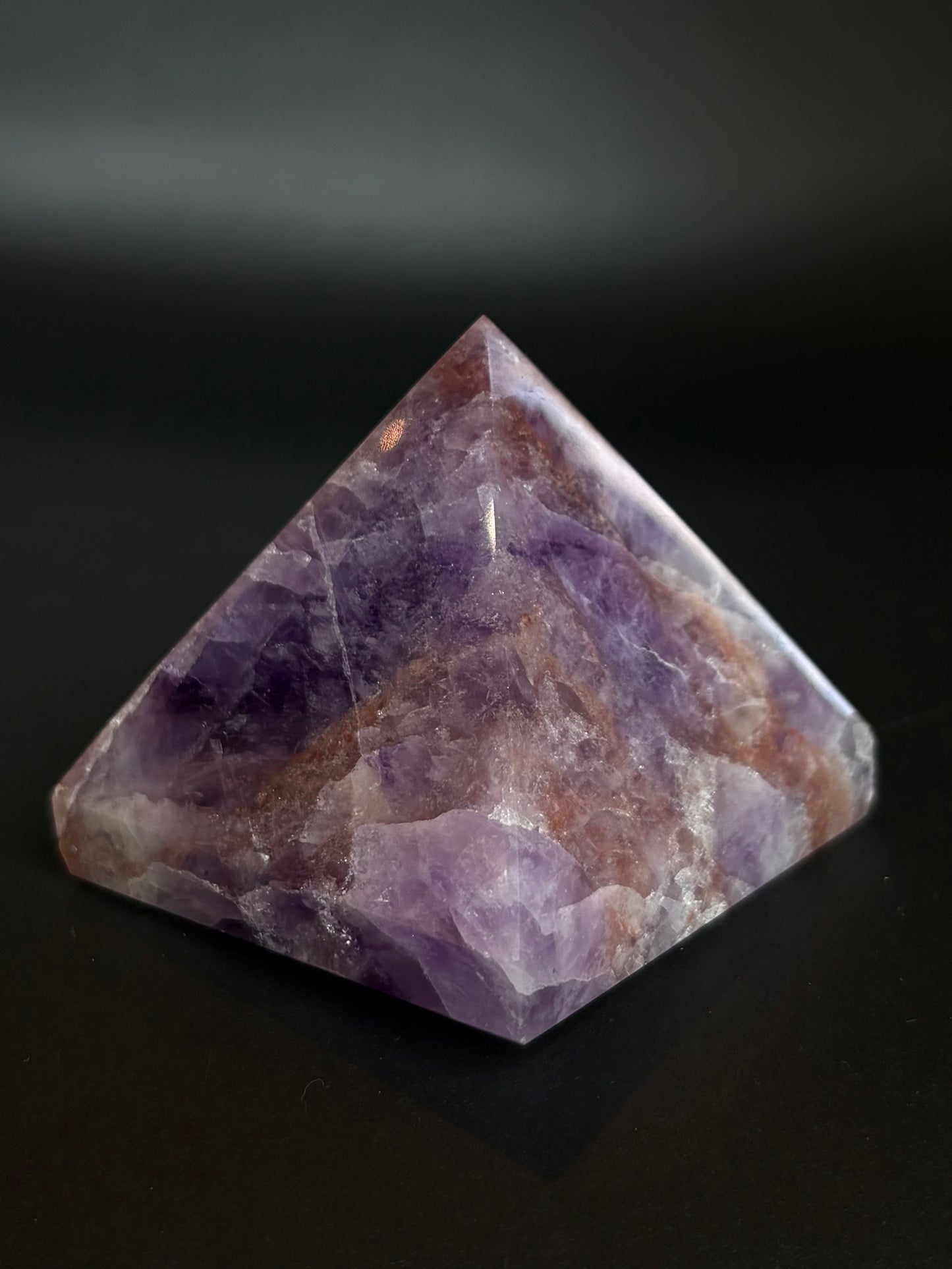 Brazilian Chevron Amethyst Pyramid: CAP02