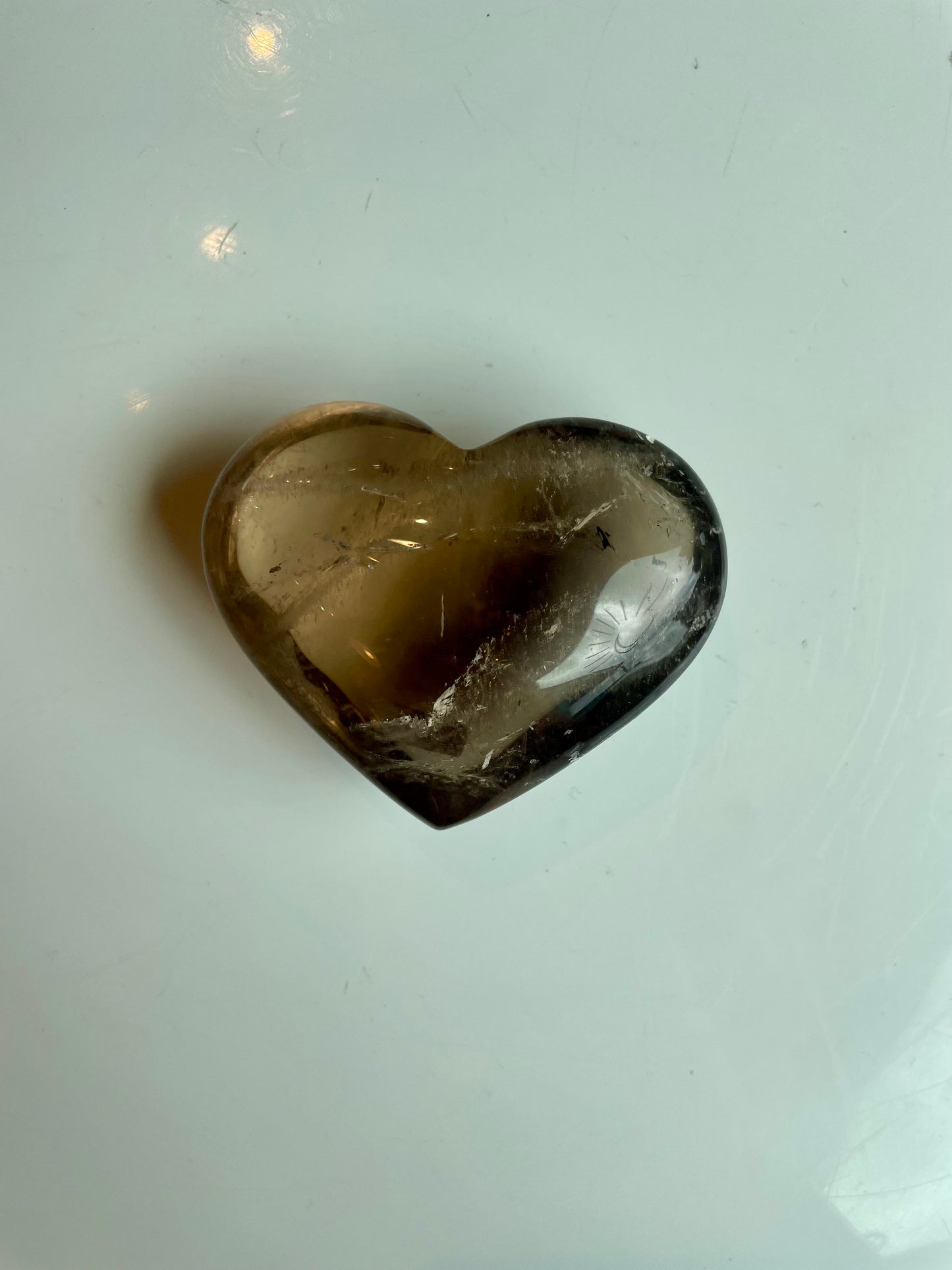 Smoky Quartz Hearts