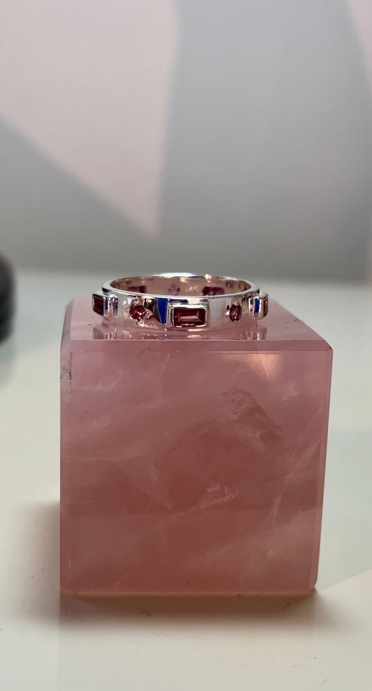 Pink Tourmaline Ring Size 7 - 1200