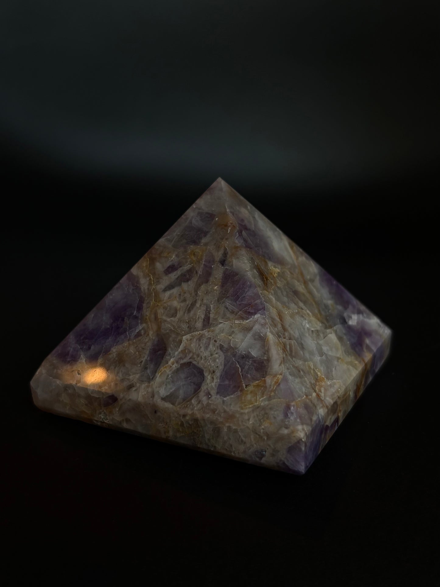 Brazilian Chevron Amethyst Pyramid: CAP03