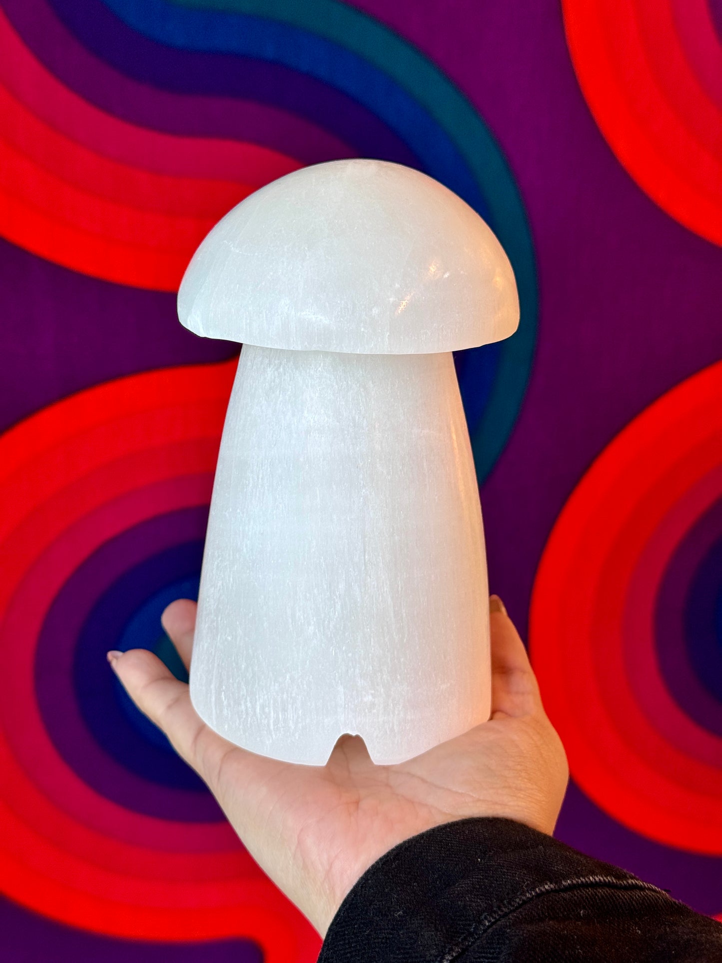 Selenite Mushroom Lamp