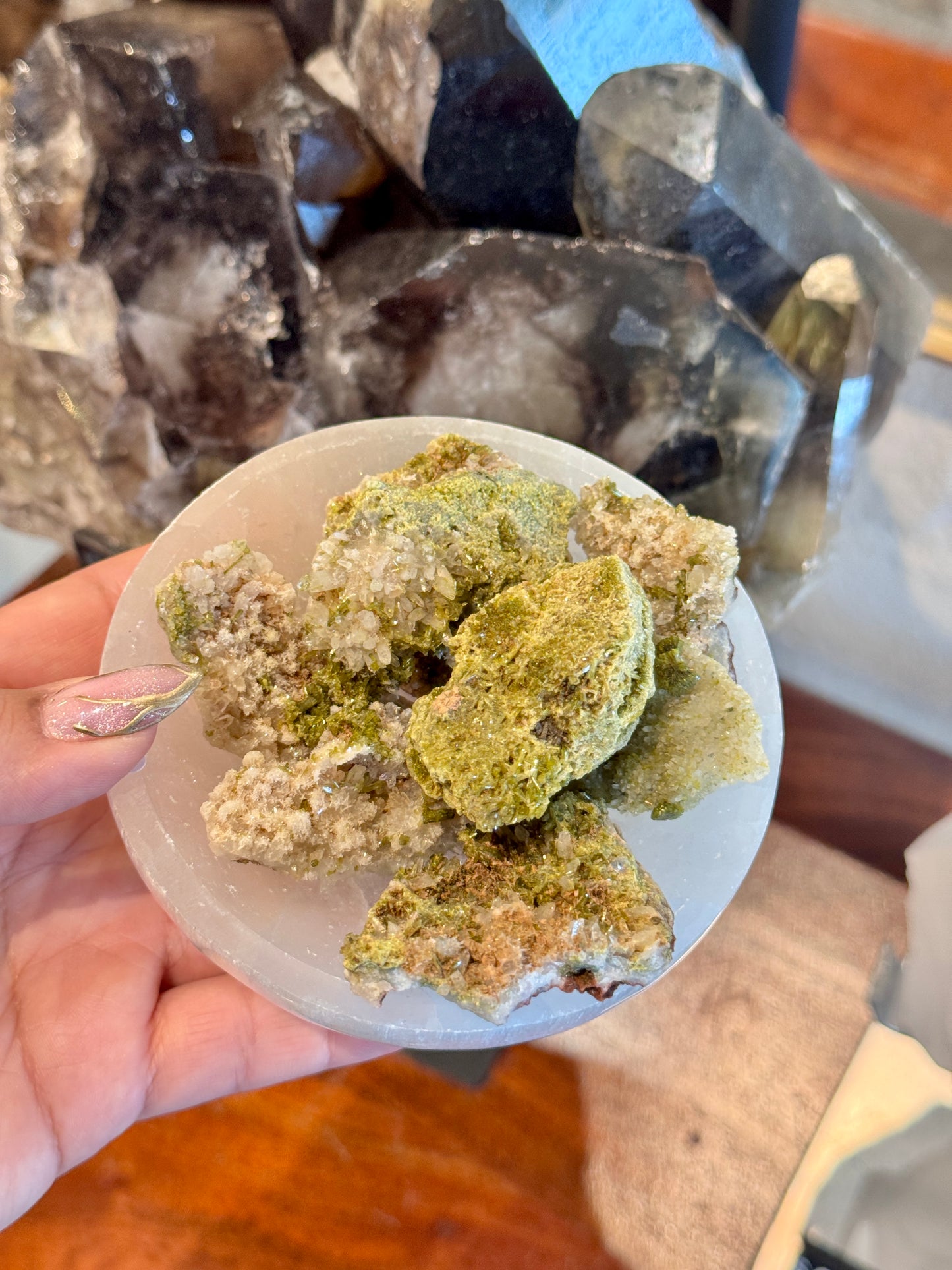 Epidote with Quartz