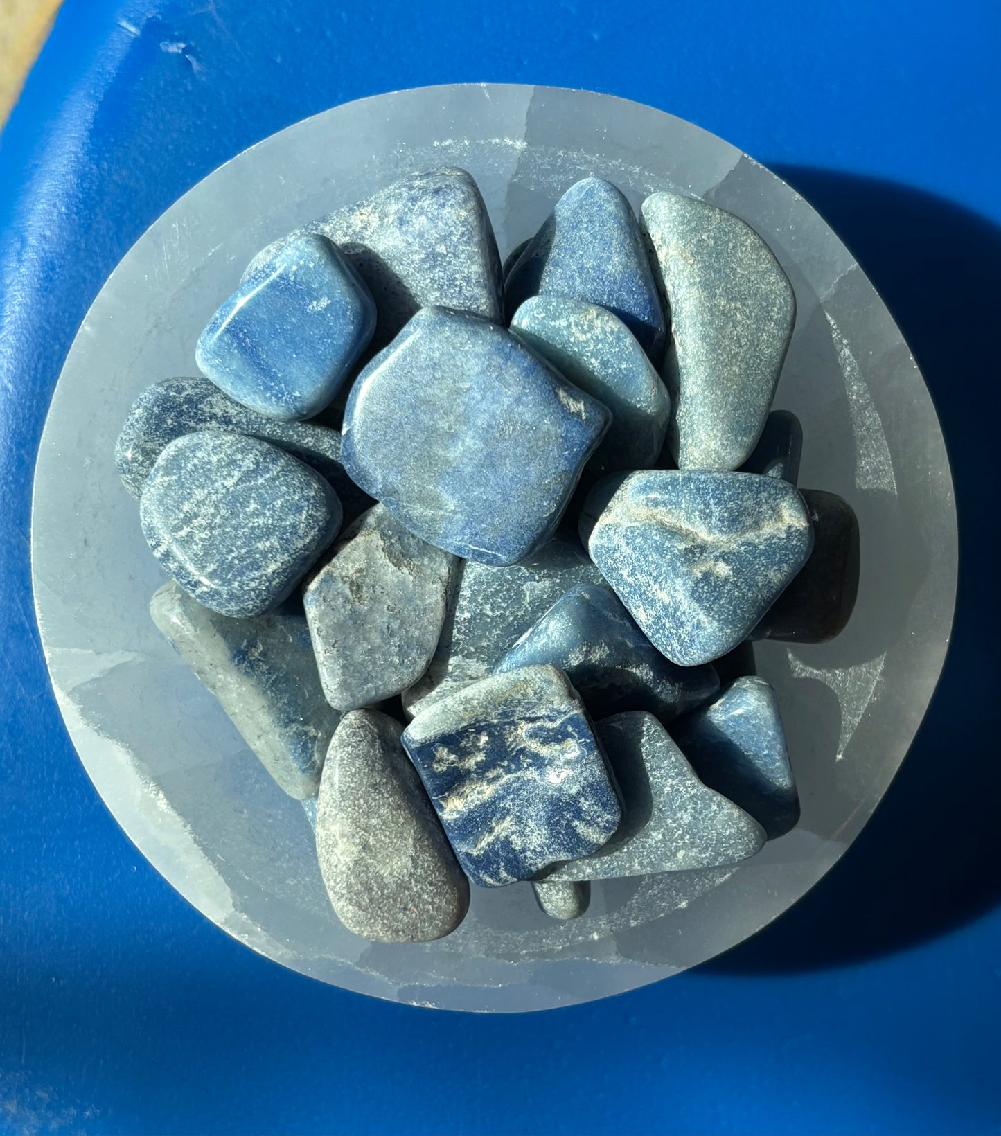 Medium Blue Quartz Tumble