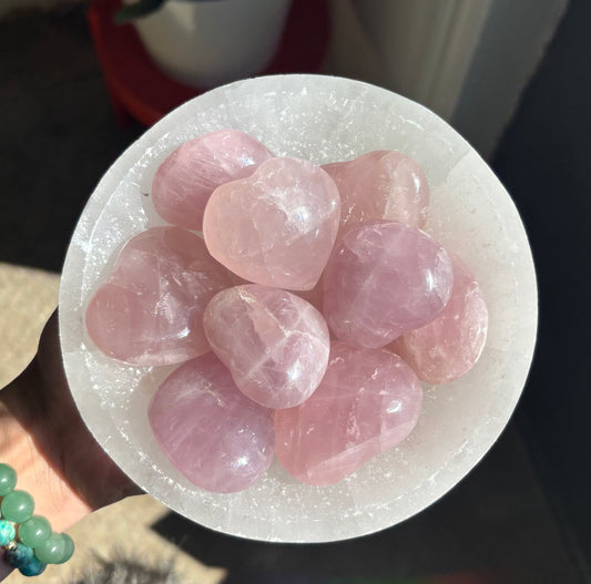 Madagascar Large Rose Quartz Heart