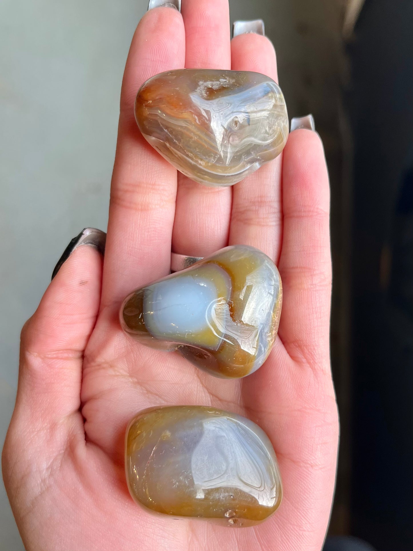 Banded Agate Tumble: Large