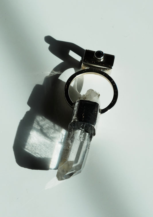 LEMURIAN SAPPHIRE STERLING SILVER PENDANT