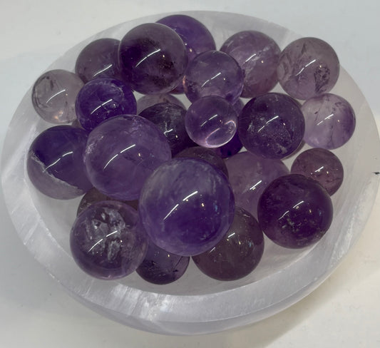 Amethyst Mini Spheres *NEW* AAA GRADE