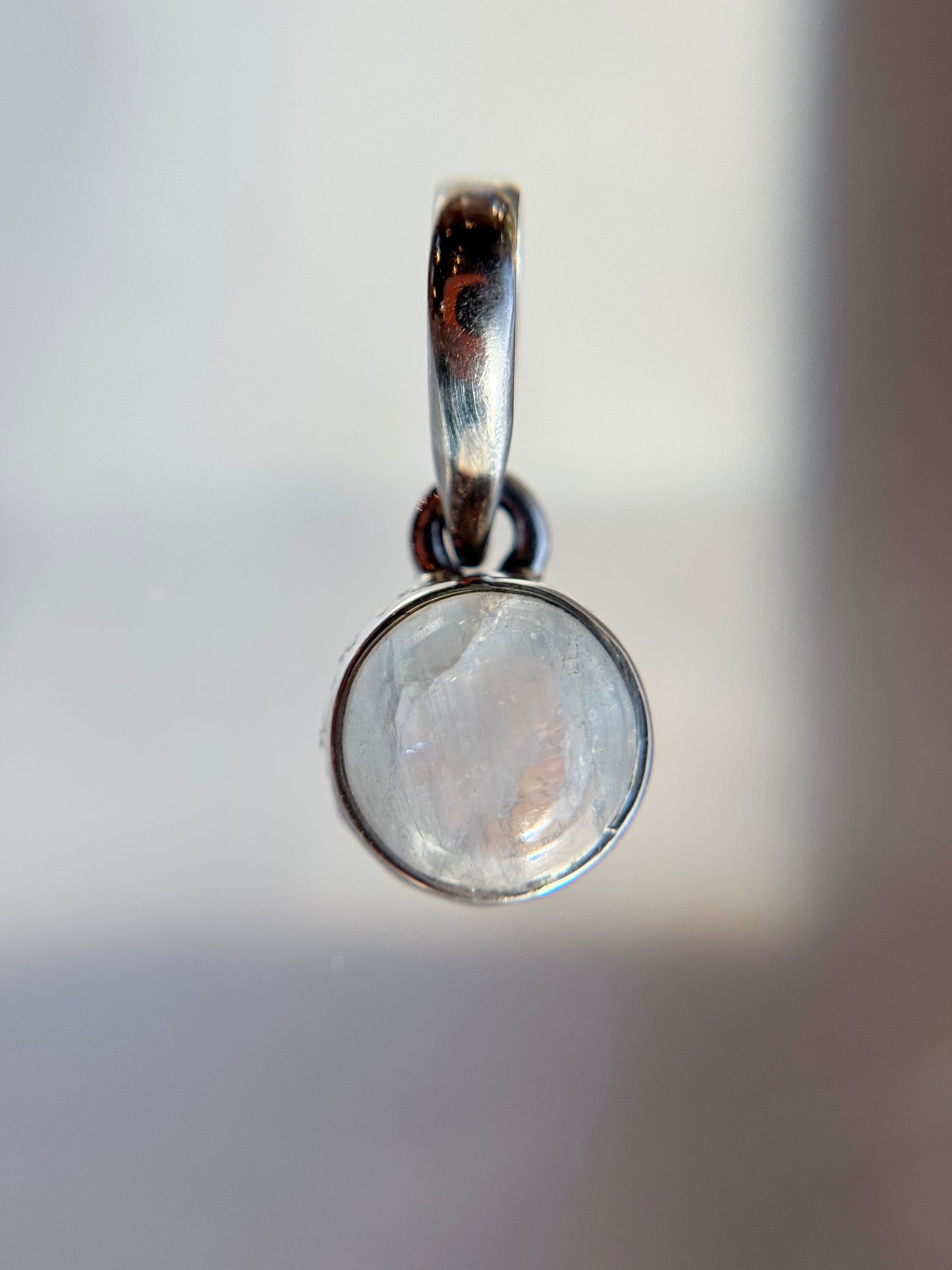 Moonstone Orb Necklace Pendants