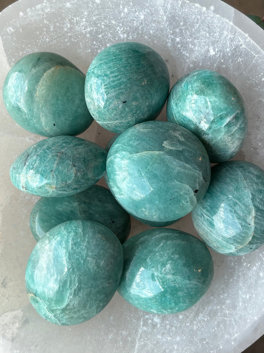 Amazonite Palm Stone