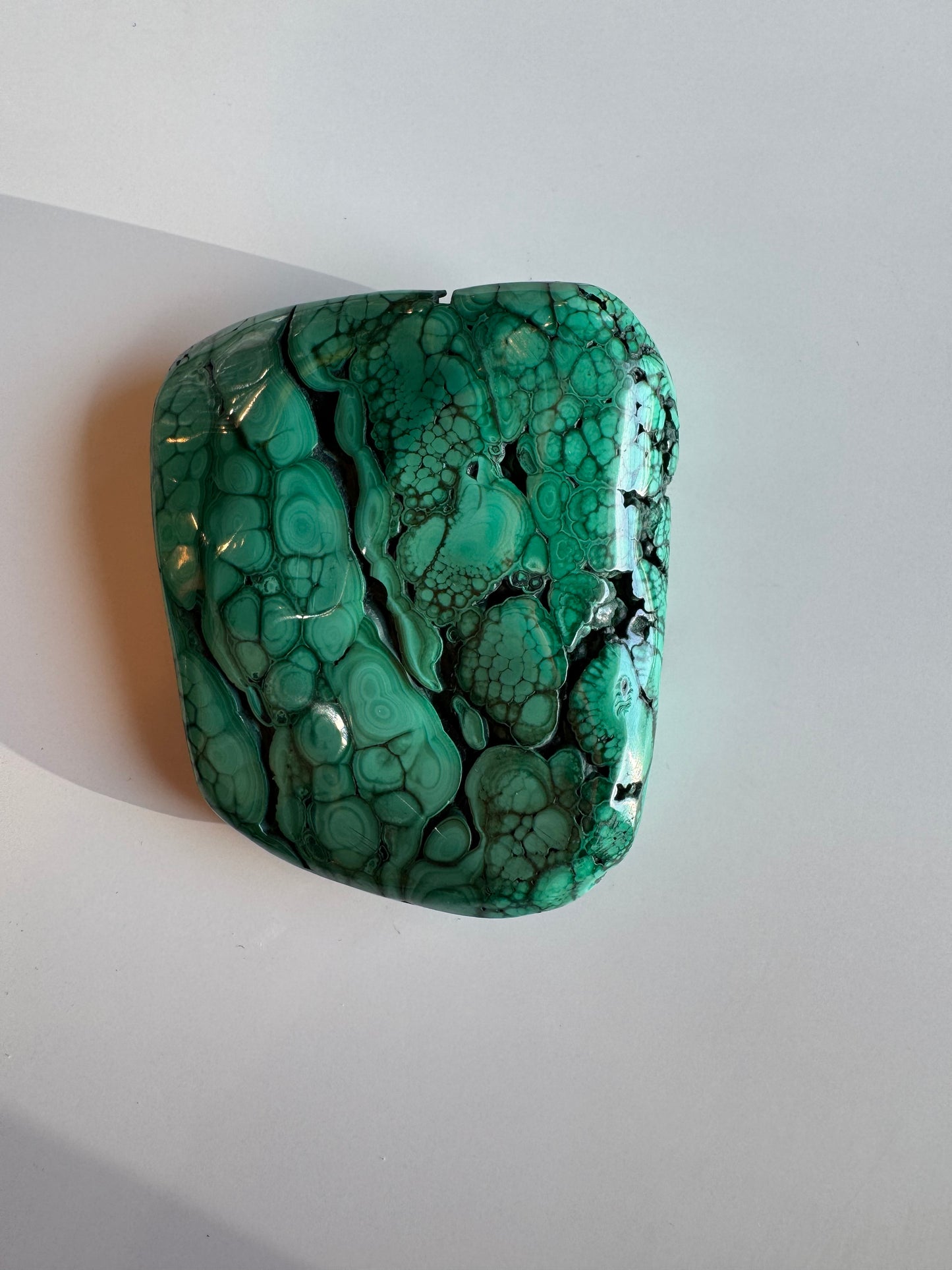 Polished malachite - D