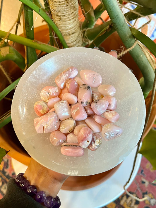 Pink Opal Tumble- Small