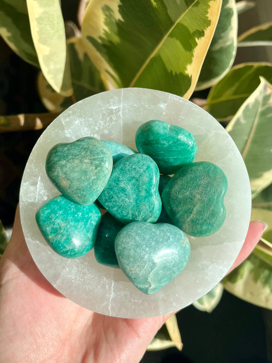 Amazonite Heart