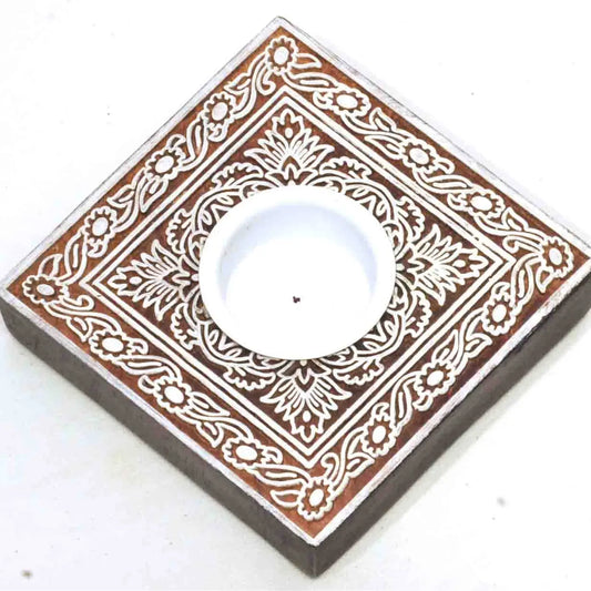 Printing Block Incense Burner Square