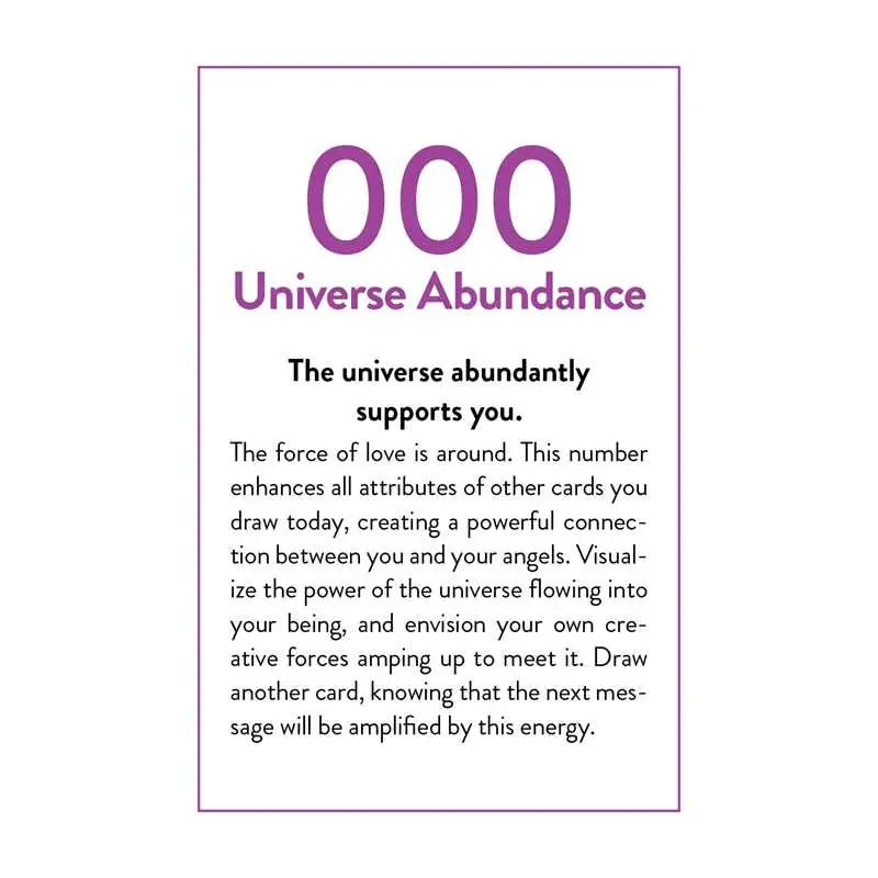 Angel Numbers Oracle Deck By Mystic Michaela