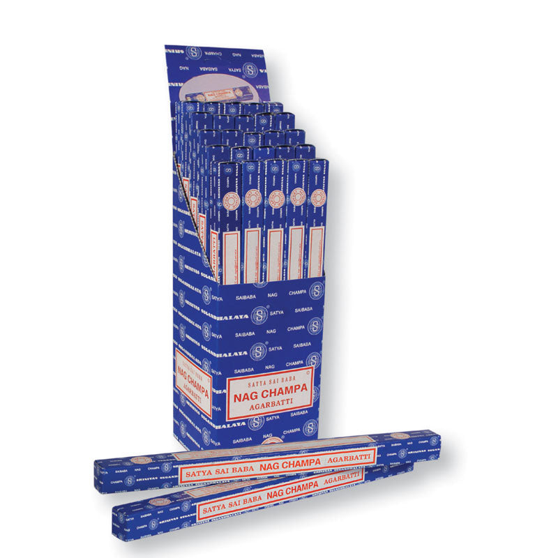 Nag Champa Incense Sticks, 10 Gram Square Pack