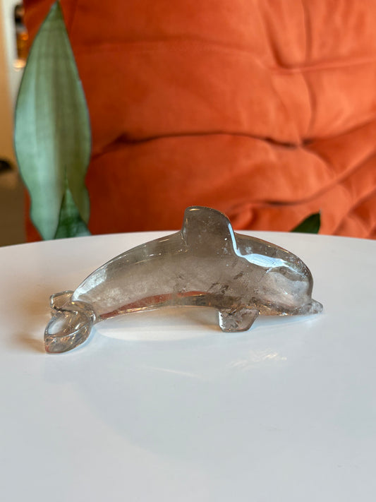 Smoky Quartz Dolphin