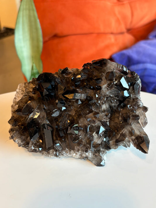 Smoky Quartz Cluster