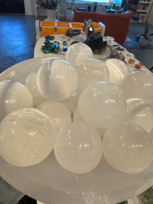 Selenite Mini Spheres