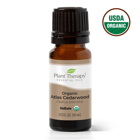 Organic Atlas Cedarwood Essential Oil 10 Ml