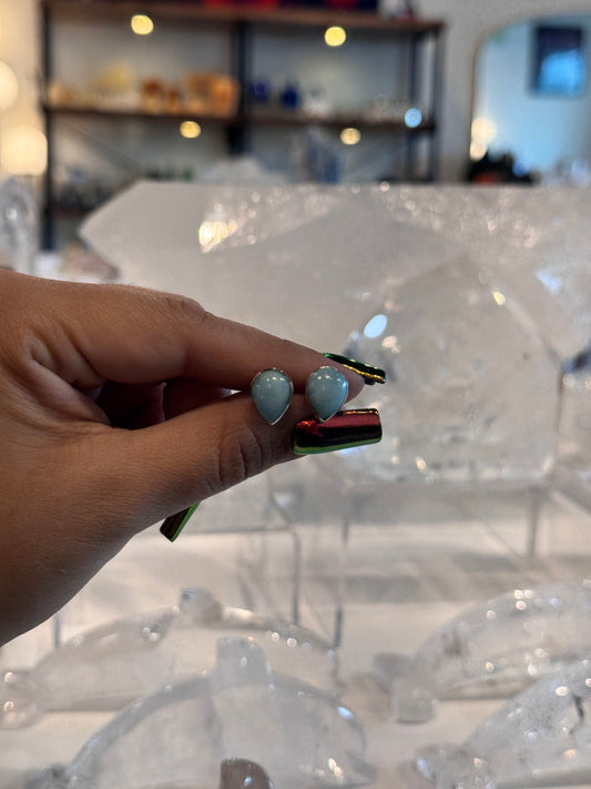 Larimar Earrings