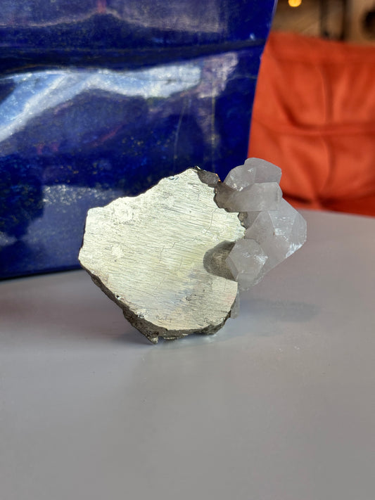 Peruvian Pyrite with UV Calcite