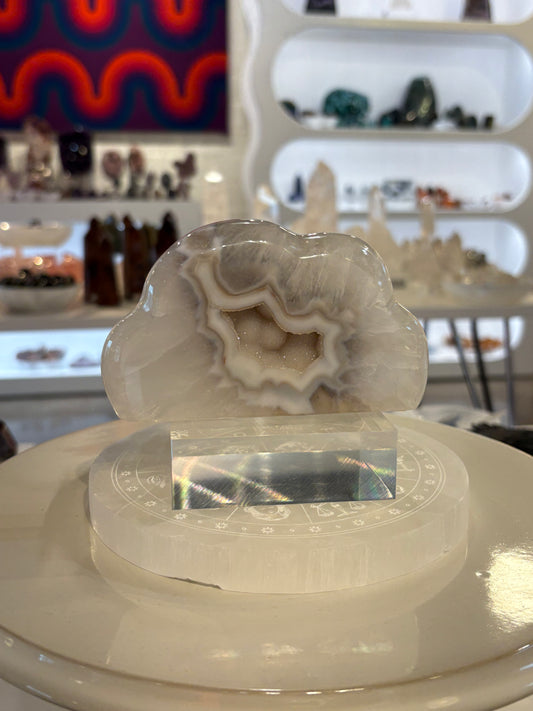 Agate Druzy Cloud