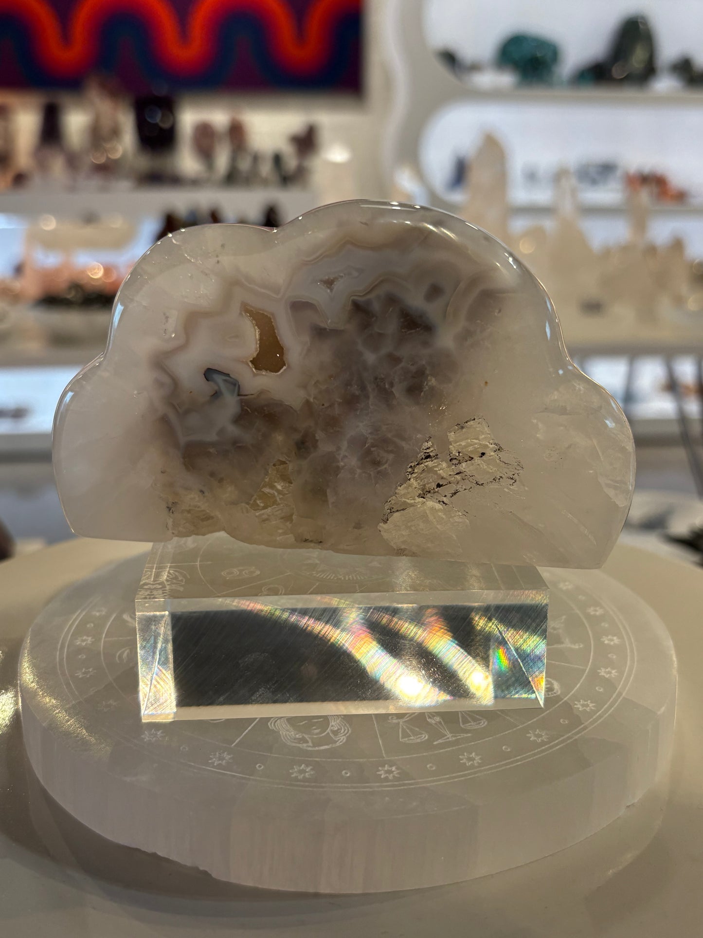 Agate Druzy Cloud
