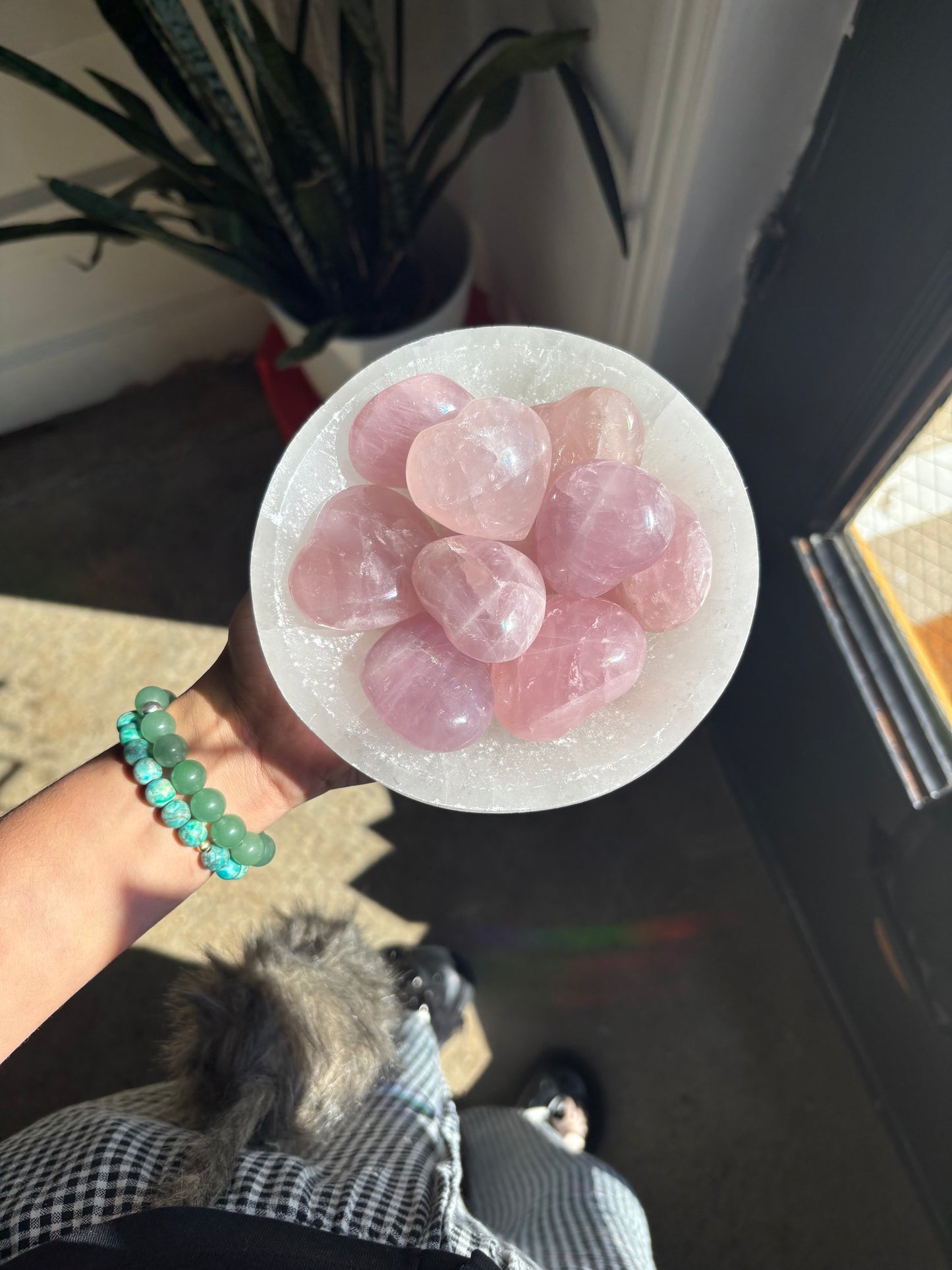 Madagascar Large Rose Quartz Heart