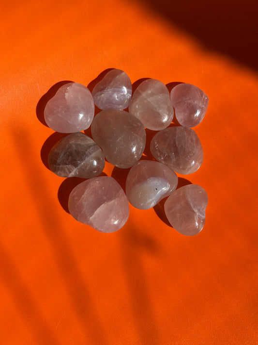 Madagascar Blue Rose Quartz Heart