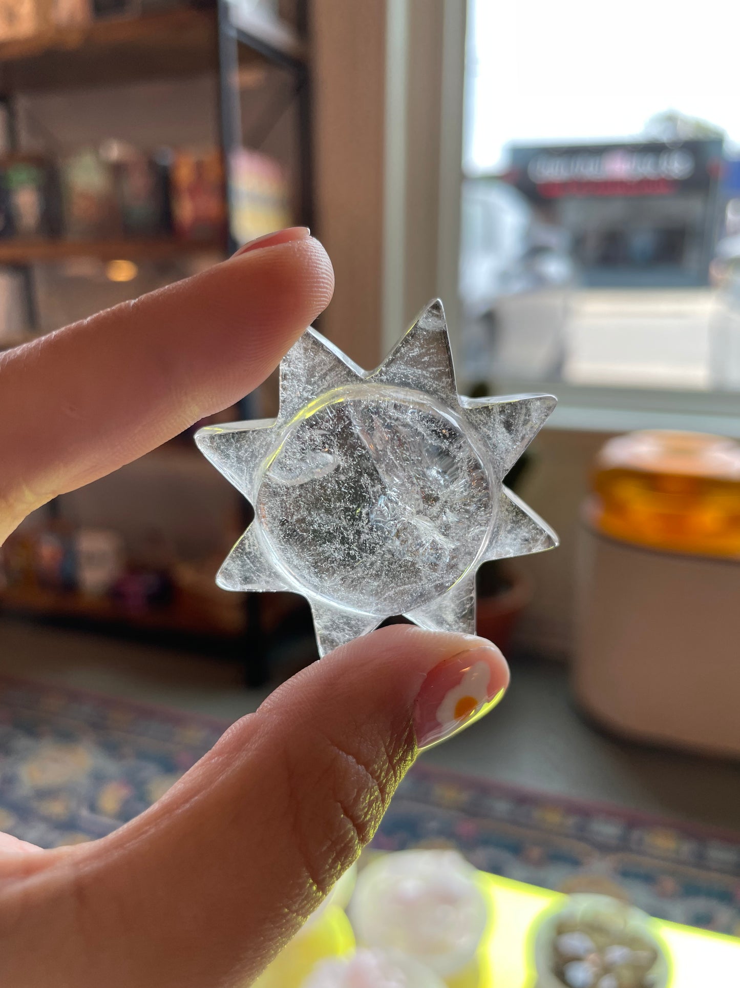 Clear Quartz Sun